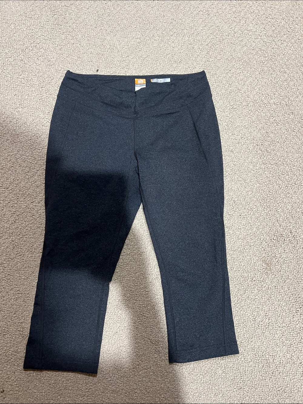 Lucy Gray Cropped Ponte Pants